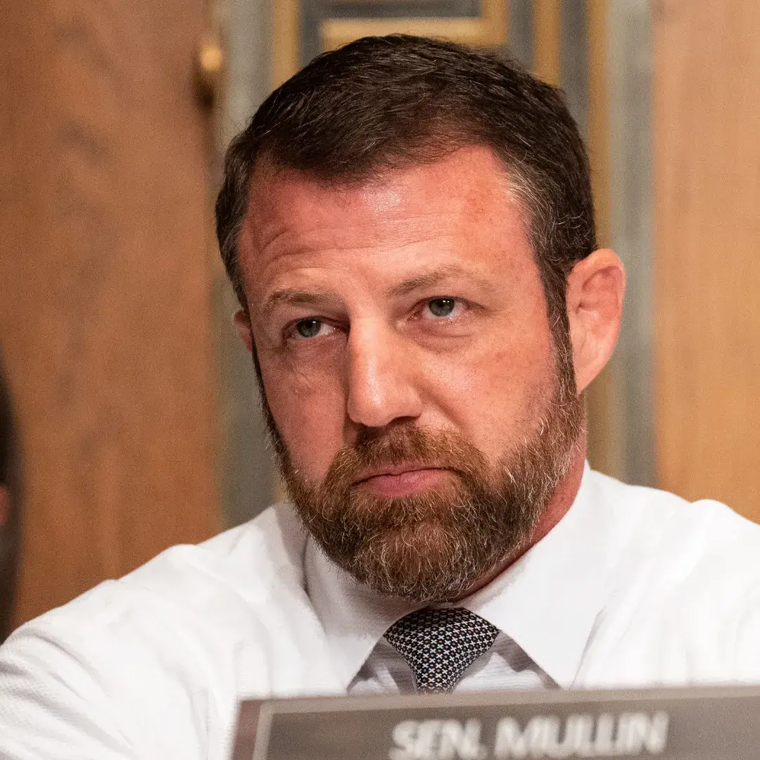 Senator Markwayne Mullin and Kristi Noem DHS transition